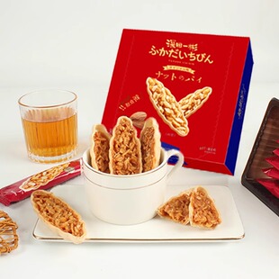 深田一彬小舟坚果酥72g盒装花生酥脆饼干办公室下午点心休闲零食