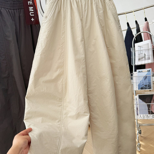 韩系限量定制工装休闲外穿棉裤女