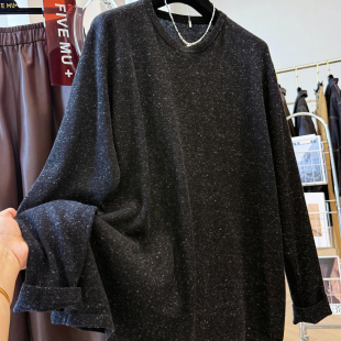 穿搭巨好看 毛衣打底衫 长袖 女宽松薄款 上衣 针织衫 高级感韩系秋季