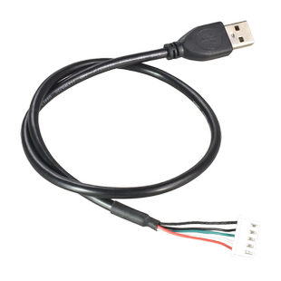 USB2.0转XH2.54插针线USB通信线开发板调试线PH2.0转PH1.25间距4Pin 5p端子转USB线USB母端子线4P杜邦线5pin