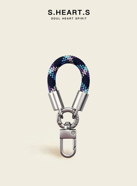 SHEARTS高端手机短挂绳创意手指绳车钥匙扣环小挂饰男女时尚挂链