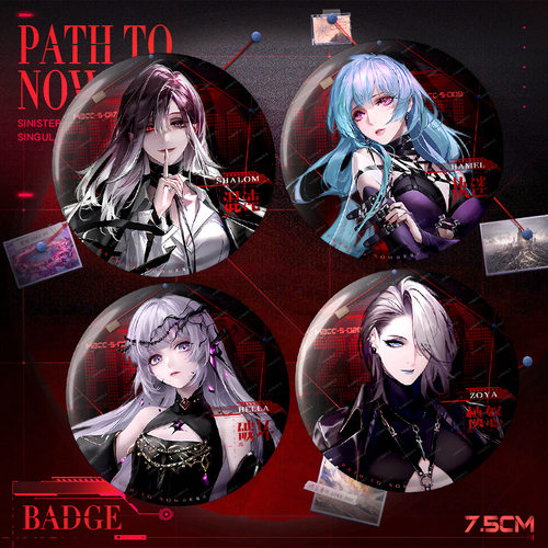 无期迷途安吉尔双闪徽章