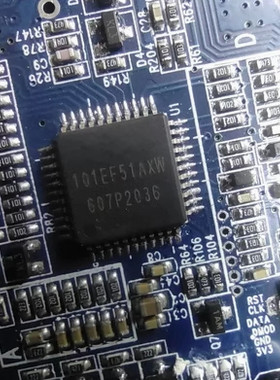 101EF51AXW 汽车导航主机电源管理IC芯片QFP44脚 拆机割板