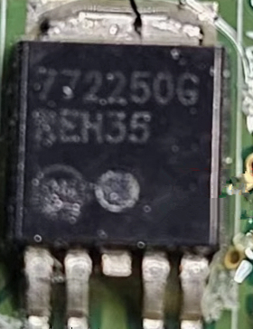 772250G 汽车电脑板电源稳压管贴片三极管TO252-4脚半