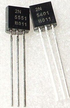 2N5551 2N5401 音频功放对管 现货 可直拍 每对0.6元