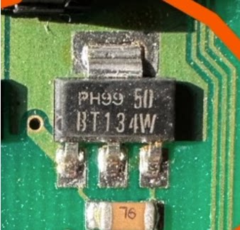 BT134 贴片SOT-223 BT134W-600E 4A600V 双向可控硅