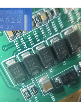 43A 汽车电脑板TVS单向保护二极管P6SMB43AT3 43V DO-214AA 全新