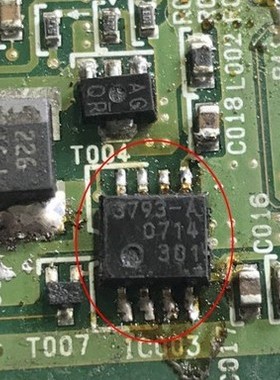3793-A 丰田空调面板易损贴片八脚芯片 现货 可直拍