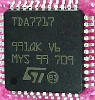 贴片TDA7717 芯片IC QFP-44封装 全新现货库存 可直拍