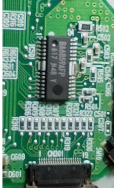 BA6859AFP 25脚 松下6碟DVD奔驰W221底盘 12代皇冠功率驱动器芯片