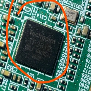 TP2812 QFN 集成电脑板AHD模拟高清解码 导航仪IC芯片