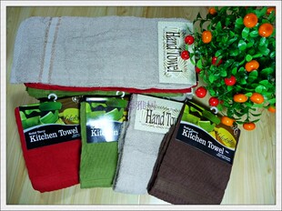 出口美国 原单 正品 纯棉 吸水 毛巾 厨房擦手巾 全棉 擦脸巾