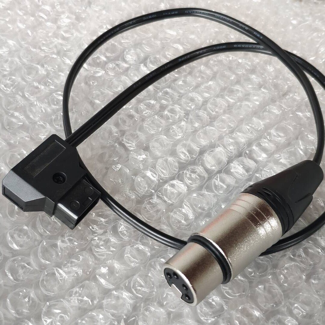 4芯转 D-TAP 安东电池线 监视器电源线，四芯卡农头电源线