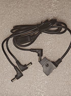 D-TAP一分三dc 一分二电源线，V口电池 B型插头分三个dc