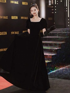 宴会合唱晚礼服2026新款音乐生艺考礼服赫本风主持人礼服钢琴