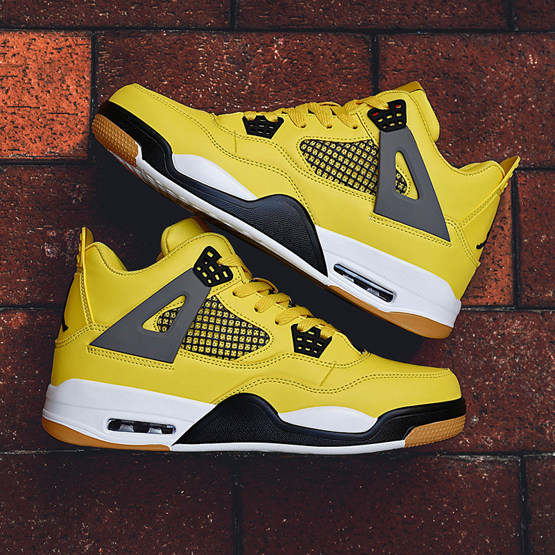 AJ4男鞋电母莆田高帮篮球鞋子气垫青少年男女纯原白水泥复刻大童3,运动鞋new,篮球鞋,淘宝优惠券,粉丝福利购,淘宝优惠卷