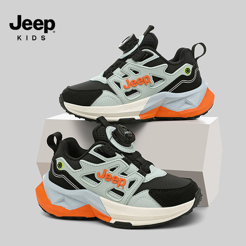 Jeep童鞋男童鞋子2025儿童皮面