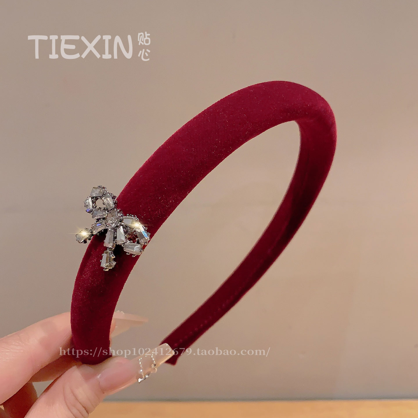 月销10万件的韩国进口蝴蝶发箍