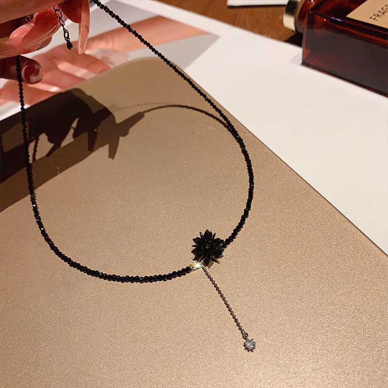 其他混合材质锁骨链女生项链颈链