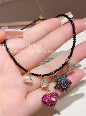 新款时尚锁骨链甜美可爱颈链配饰