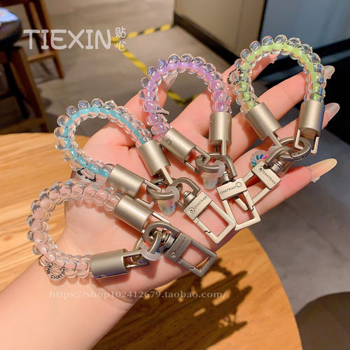 多巴胺彩色加粗高弹力手机挂绳