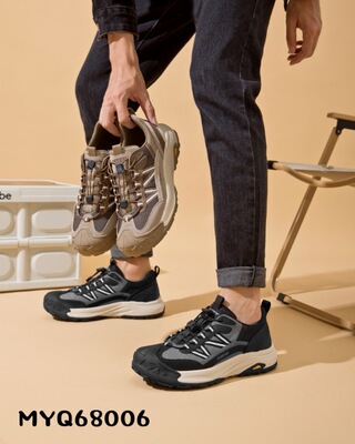 男鞋2025新款休闲运动鞋男透气户外登山鞋厚底百搭老爹鞋男68006