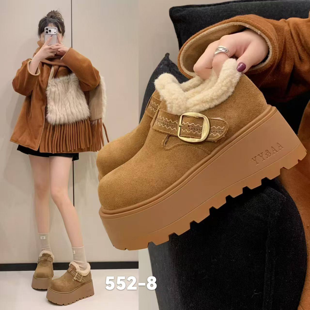 小个子8公分厚底增高勃肯鞋女鞋加绒保暖2026新款冬乐福鞋552-8,女鞋,勃肯鞋/软木鞋,淘宝优惠券,粉丝福利购,淘宝优惠卷
