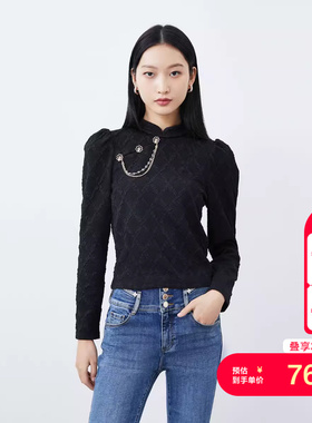 t区绫致VeroModa上衣女2025春夏中国风新年味复古甜美新中式时尚