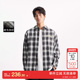 绫致杰克琼斯男装 衬衫 秋冬25年衣身格纹舒适全棉翻领休闲上衣