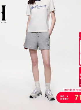 绫致SEASON HIGH夏季NFL联名双侧插袋松紧抽绳短裤女装