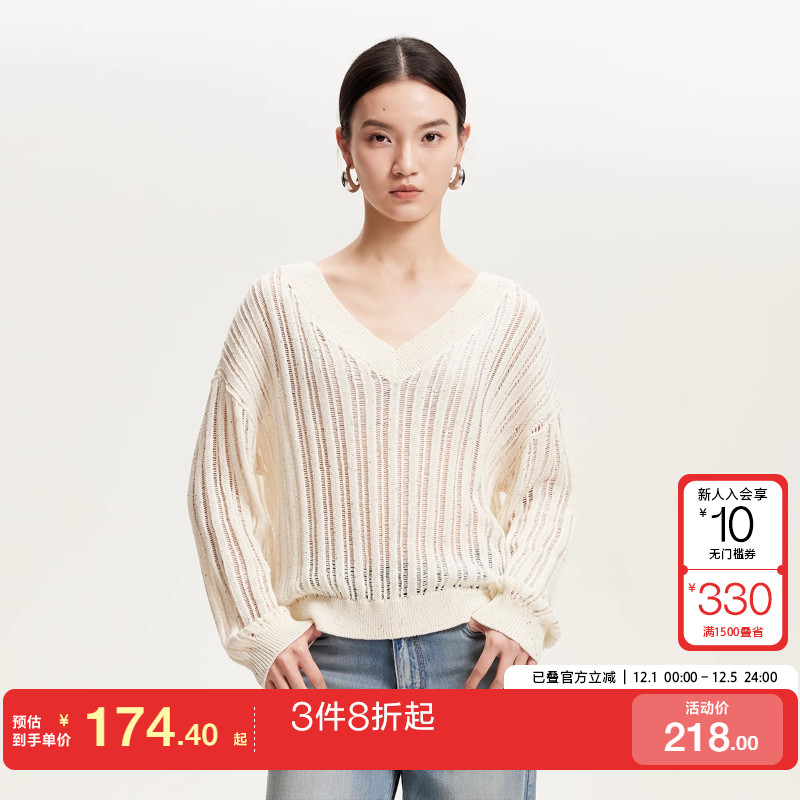 VeroModaV领领型针织衫