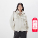 绫致ONLY2025秋冬新款 宽松夹克外套女 帅气纯色立领插肩袖