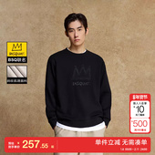 绫致杰克琼斯BSQ联名男卫衣时尚 立体宽松休闲圆领长袖 上衣