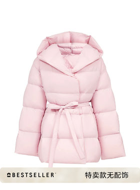[特卖无配饰]绫致Vero Moda羽绒服新款白鸭绒连帽休闲无毛领