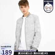 [聚] JackJones Jack Jones áo khoác bóng chày hoang dã giản dị áo khoác nam E218321520 - Áo khoác đôi