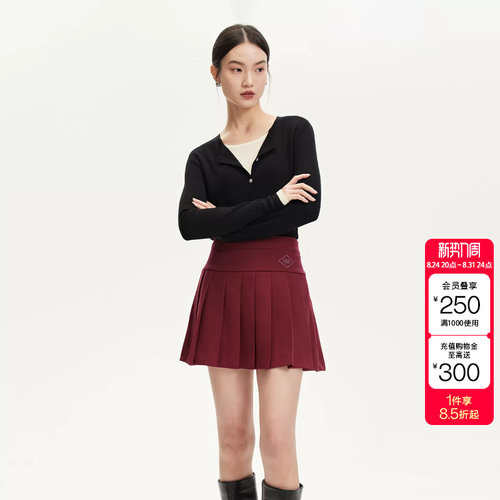 百褶裙jkVeroModaA字裙短裙A型