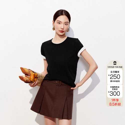 【合辑款】绫致Vero ModaT恤女2026夏季新款圆领上衣休闲简约