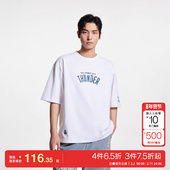 t区绫致杰克琼斯NBA联名雷霆队印花运动百搭T恤短袖 上衣男