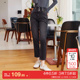 t区绫致Vero 九分女百搭 时尚 Moda25牛仔裤 春夏90%含棉高腰萝卜裤