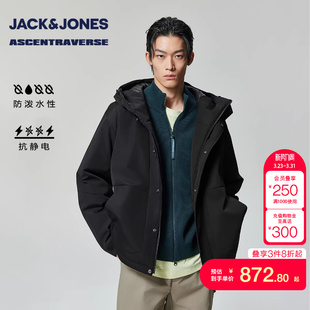 潮宽松连帽长袖 棉衣棉服外套上衣时尚 春季 vj区绫致杰克琼斯男装