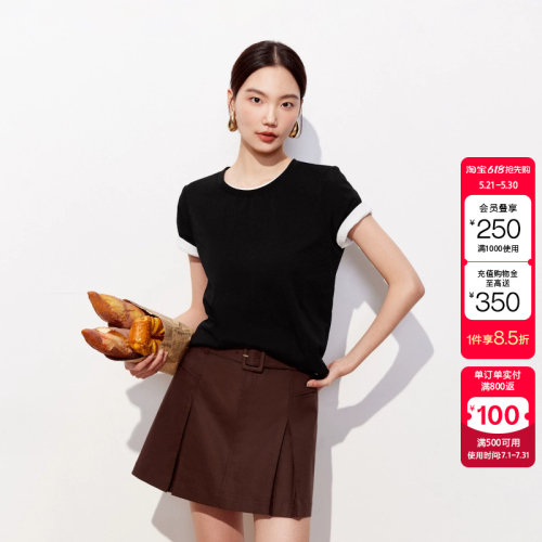 【合辑款】绫致Vero ModaT恤女2026夏季新款圆领上衣休闲简约