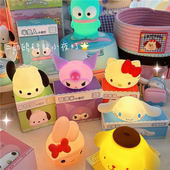 三丽鸥正版 丑鱼库洛米玉桂狗美乐蒂硅胶造型夜灯氛围灯礼物床头灯