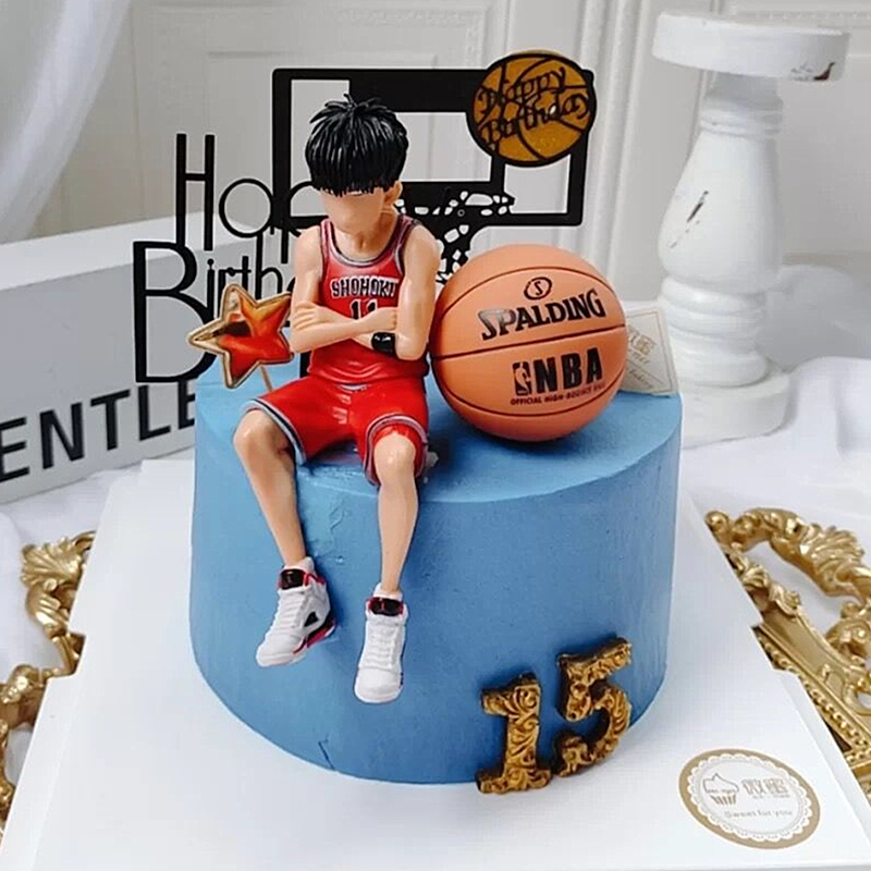 灌篮高手坐樱木花道生日蛋糕摆件