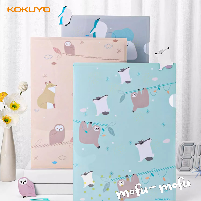 国誉mofumofu系列卡通动物单片夹
