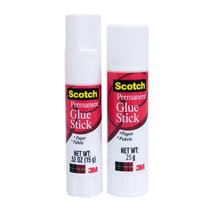 美国进口3M Scotch思高6115变色固体胶15克PVP紫色高粘性固体胶棒