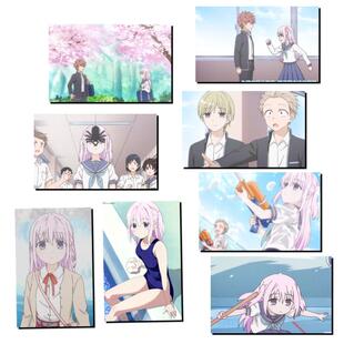 不动声色的柏田小姐与喜形于色的太田君）小卡贴海报贴纸吧