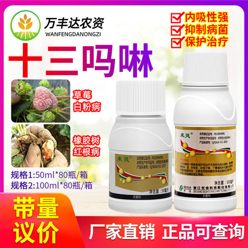 十三吗啉草莓白粉病一滴净杀菌剂