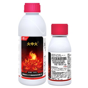 康禾立丰火中火7%高效氯氟氰菊酯蔬菜甘蓝菜青虫蚜虫农药杀虫剂