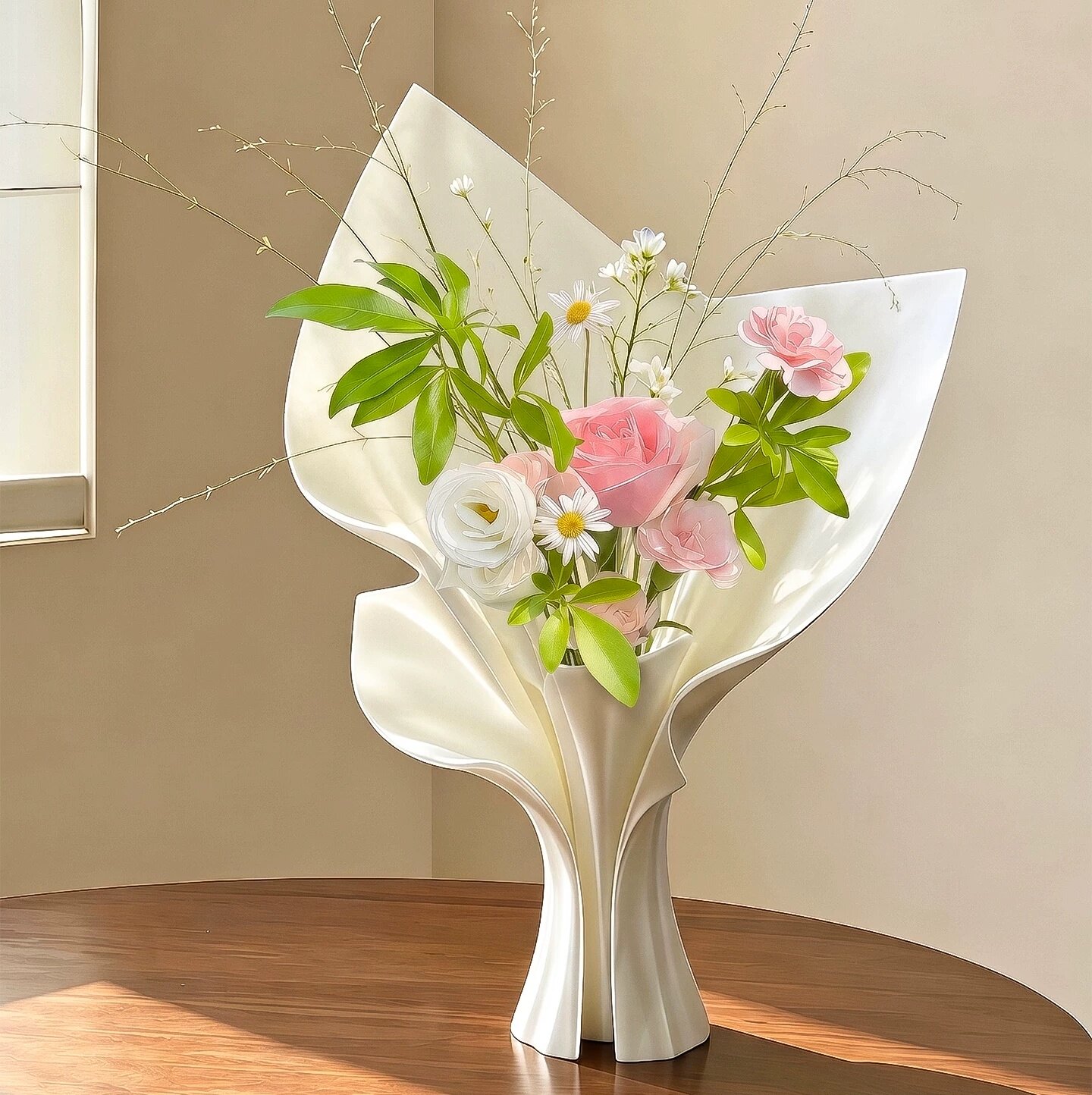 氛围感高级感3d花瓶摆件装饰