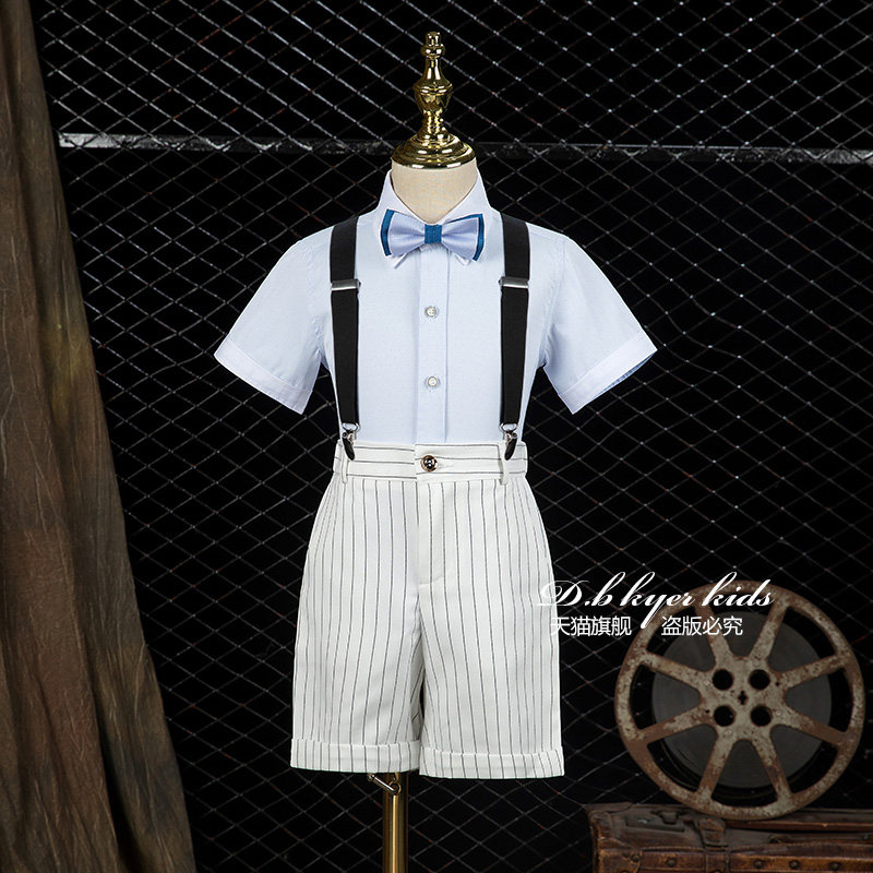 D.Bkyer男童西装套装礼服小主持人演出服朗诵幼儿园大合唱毕业照